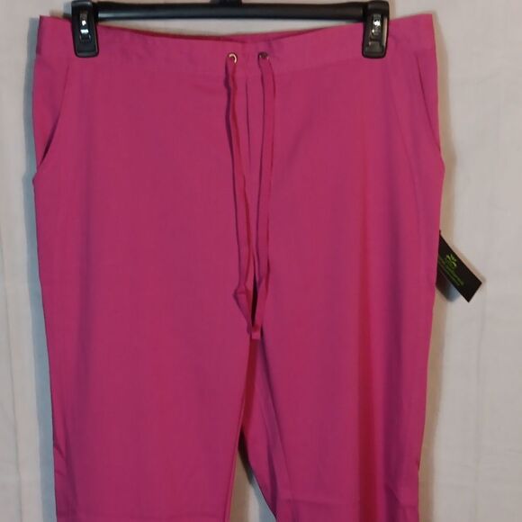 Natural Uniforns Pink Drawstring Women's Scrub Pants - Picture 2 of 7